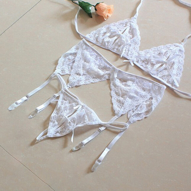 1 Set Women's Lace Lingerie, S – Sheer Mesh Bra Bewertung und Preis