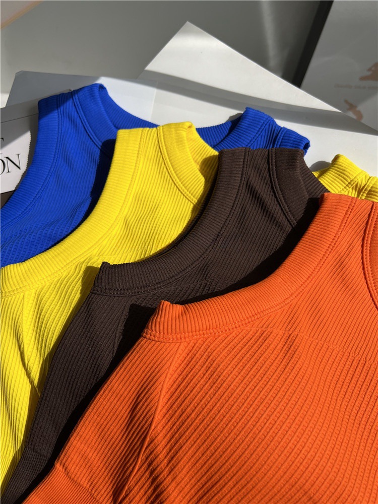 Women's Candy-Colored Yoga Tan – T Shirt Bra Seamless Bewertung und Preis