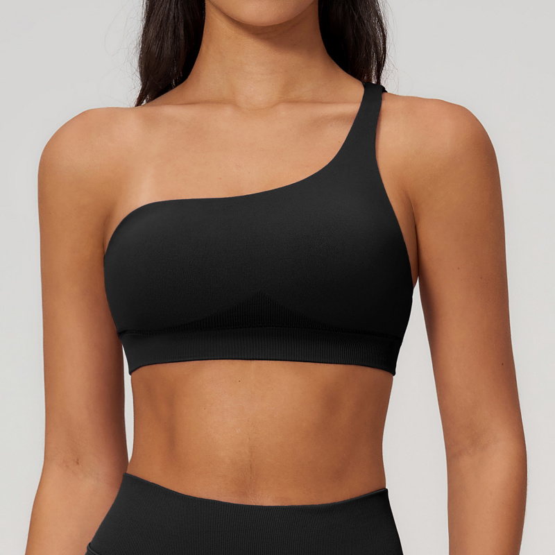 Spring Single-Shoulder Sporty  – Sports Bra Racerback Bewertung und Preis