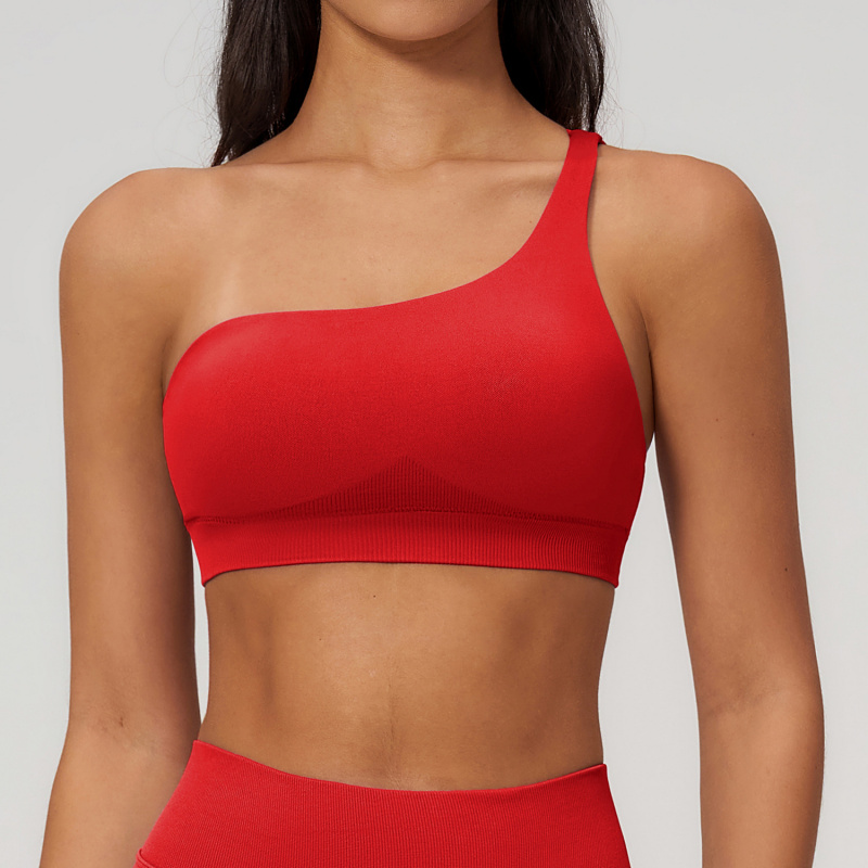 Spring Single-Shoulder Sporty  – Sports Bra Racerback Bewertung und Preis