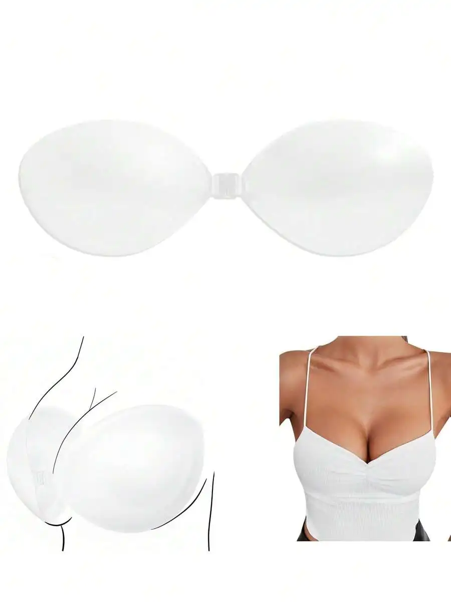 1 Pair Invisible Strapless Sil – Push Up Bra Silicone Bewertung und Preis