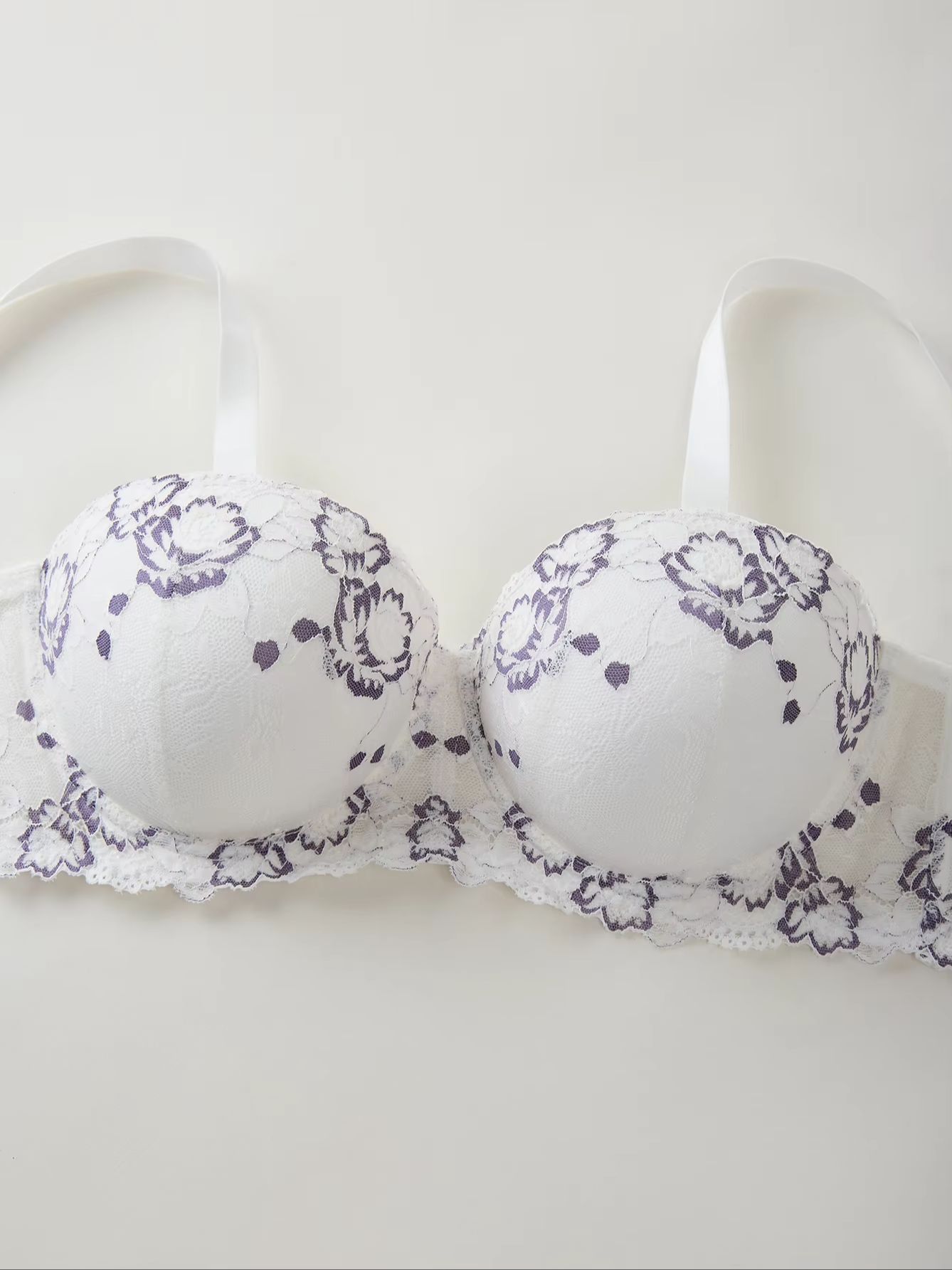 Plus Size Lace & Embroidery Wo – Underwire Bra Padded Bewertung und Preis