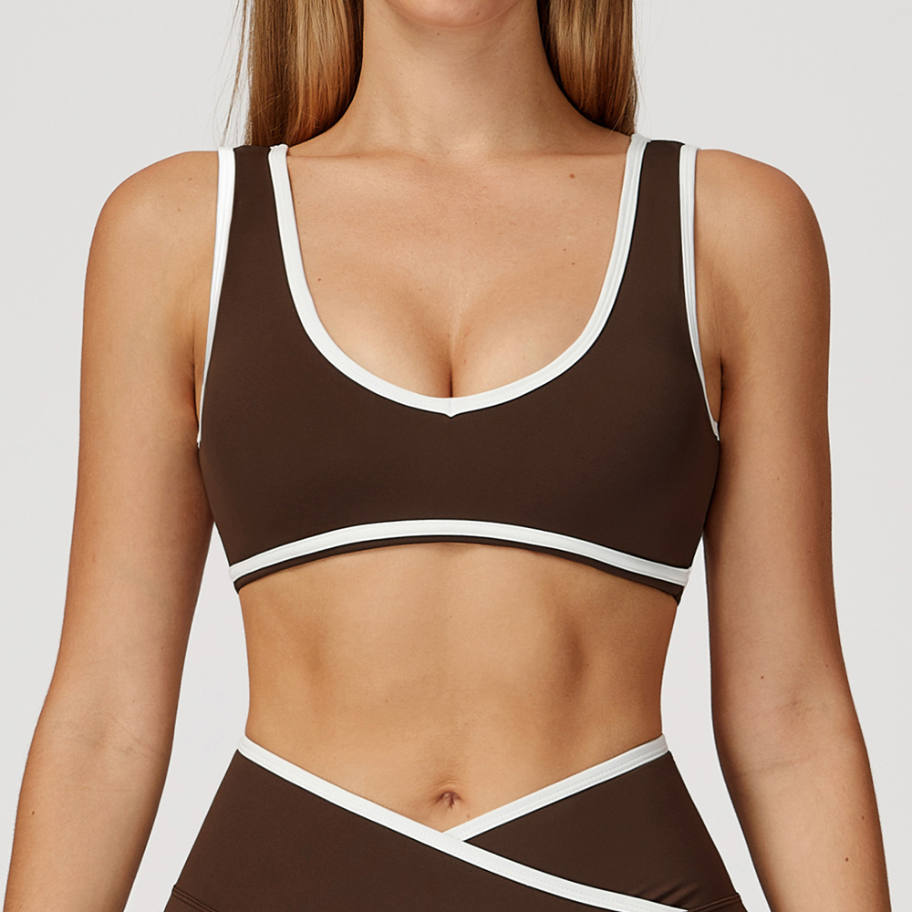 V-Neck Sports Bra Women Top Pu – Minimizer Bra Women Bewertung und Preis