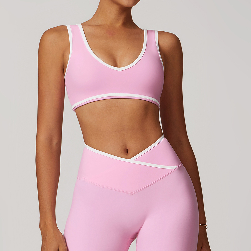 V-Neck Sports Bra Women Top Pu – Minimizer Bra Women Bewertung und Preis