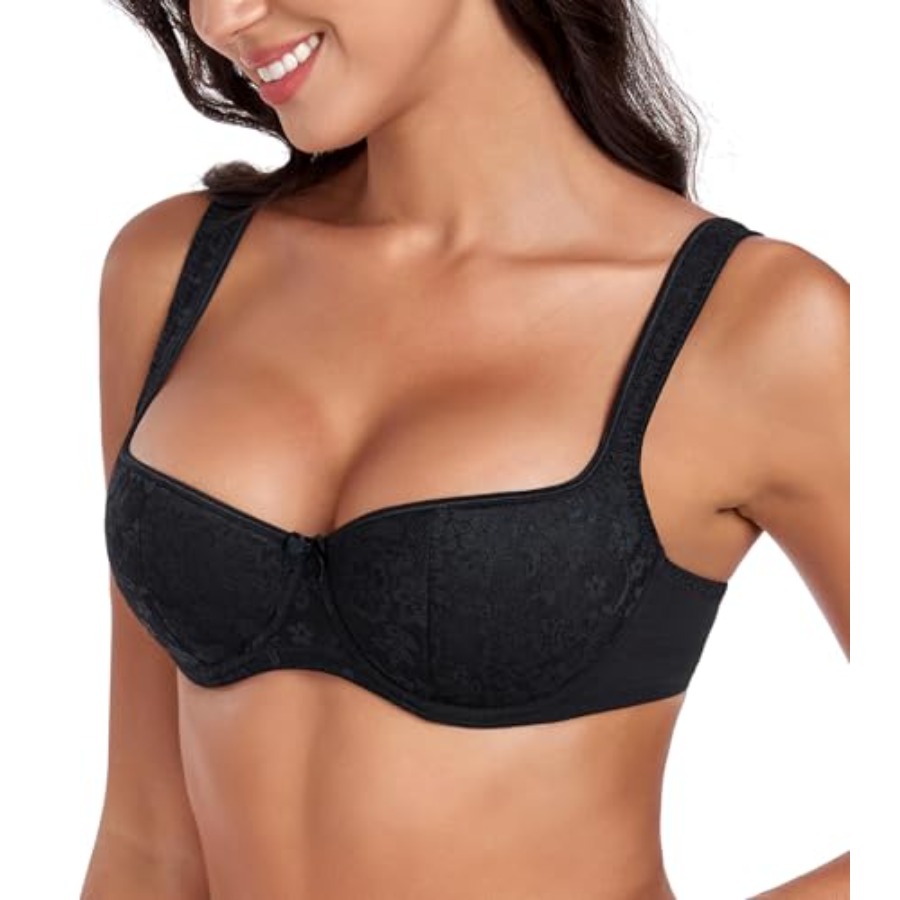 DotVol Women's Lightly Padded  – Demi Bra Balconette Bewertung und Preis