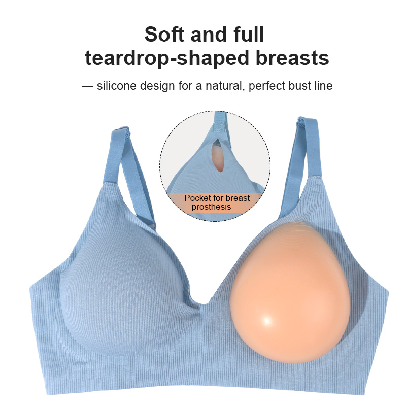 Silicone Breast Mastectomy Bra – Mastectomy Bra Pocket Bewertung und Preis