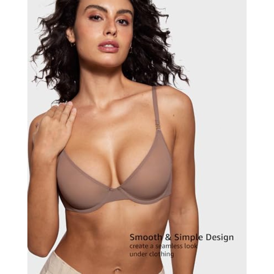 Women's Cosnufy Sheer Balconet – Demi Bra Balconette Bewertung und Preis