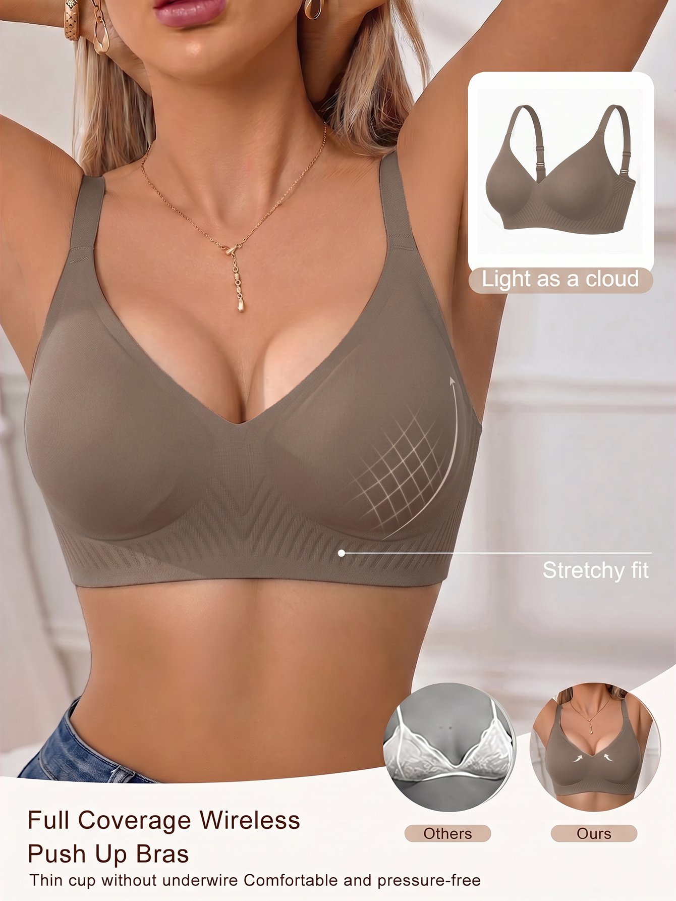 Full Coverage Push Up Jelly Su – Full Coverage Bra Bewertung und Preis