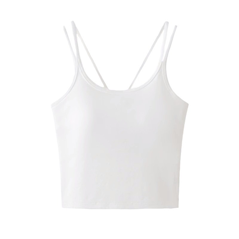 Crop Top Women Sexy Sleeveless – T Shirt Bra Seamless Bewertung und Preis