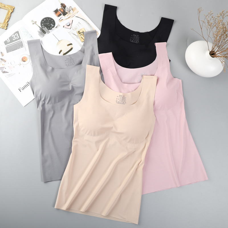 Ice Silk Wireless Push Up Tank – T Shirt Bra Seamless Bewertung und Preis