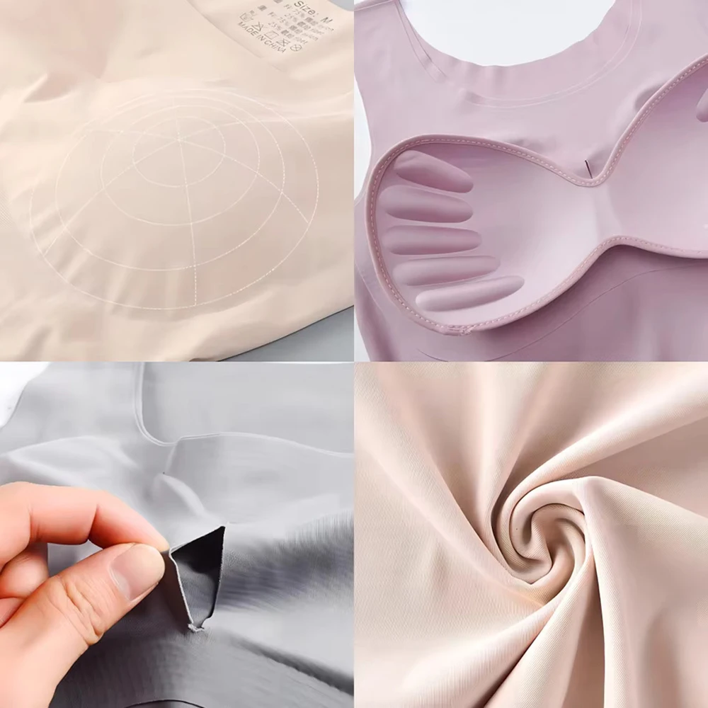 Ice Silk Wireless Push Up Tank – T Shirt Bra Seamless Bewertung und Preis