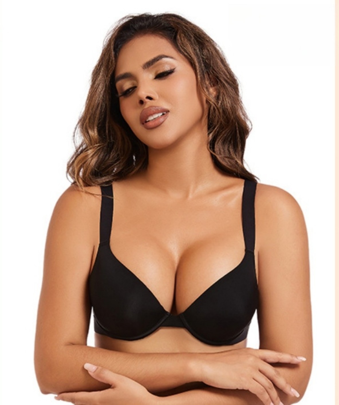2025 Women's Plus Size Push Up – Demi Bra Balconette Bewertung und Preis