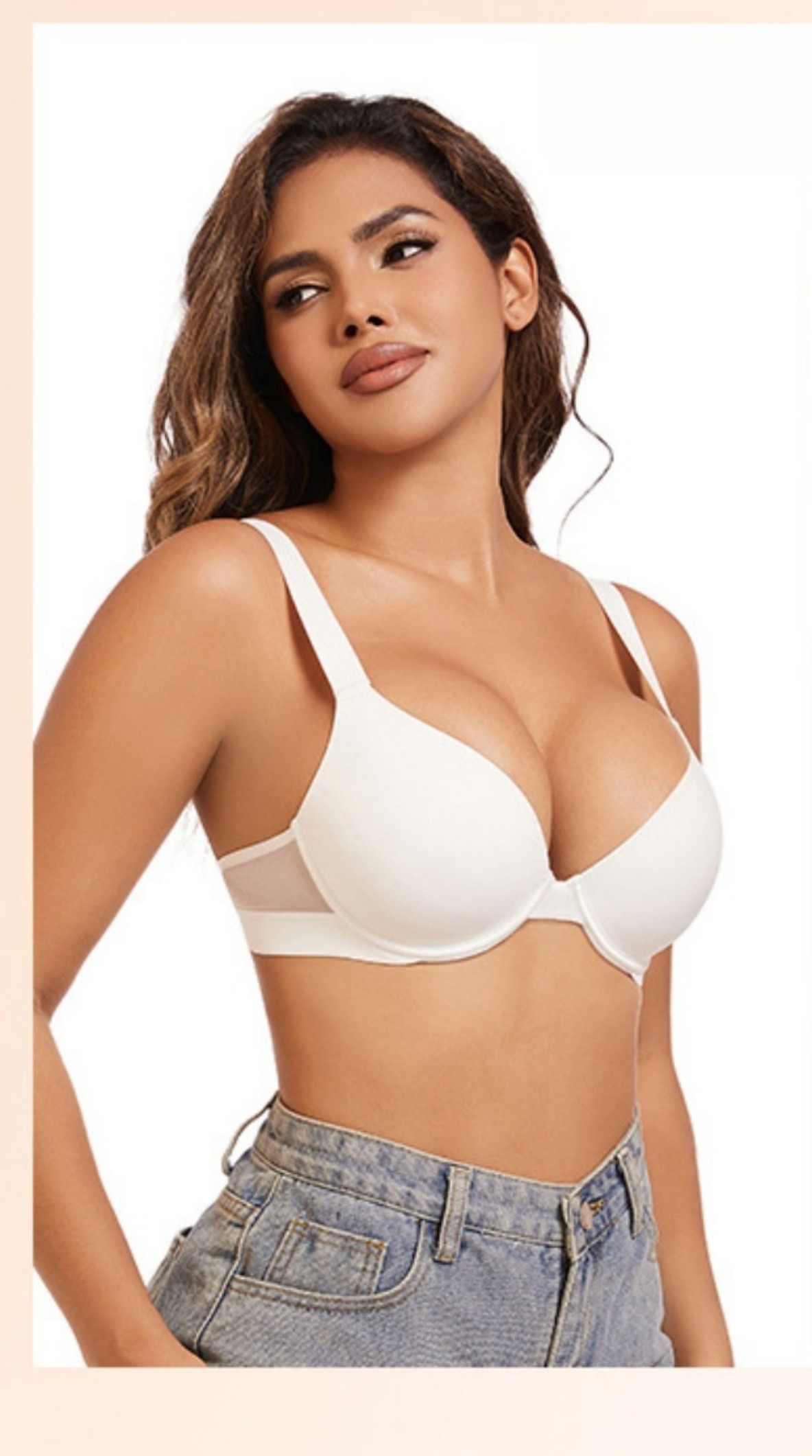 2025 Women's Plus Size Push Up – Demi Bra Balconette Bewertung und Preis