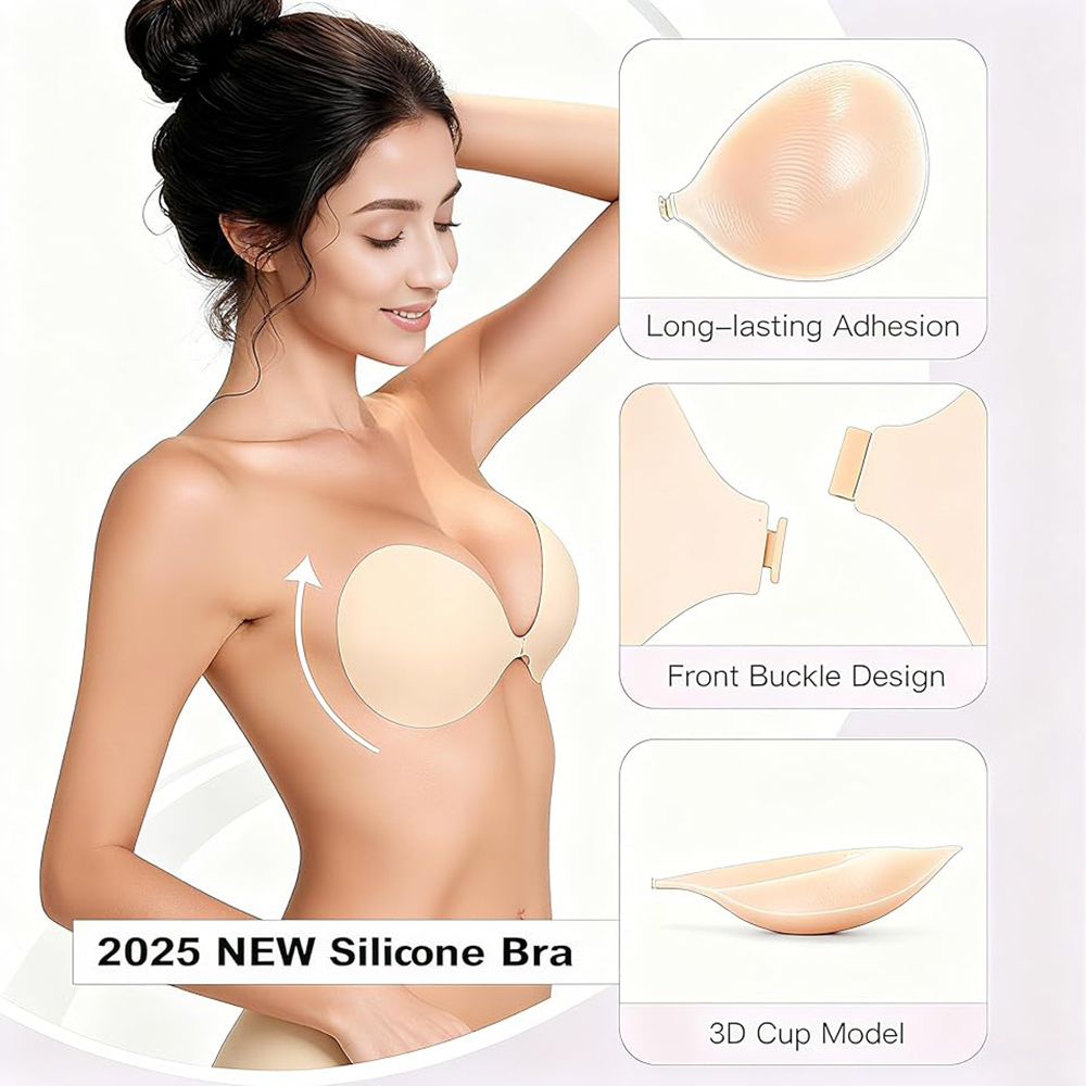 Strapless Push Up Sticky Bra P – Backless Bra Sticky Bewertung und Preis