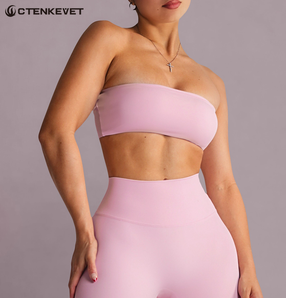 Strapless Sports Bra Gym Crop  – Sports Bra Racerback Bewertung und Preis