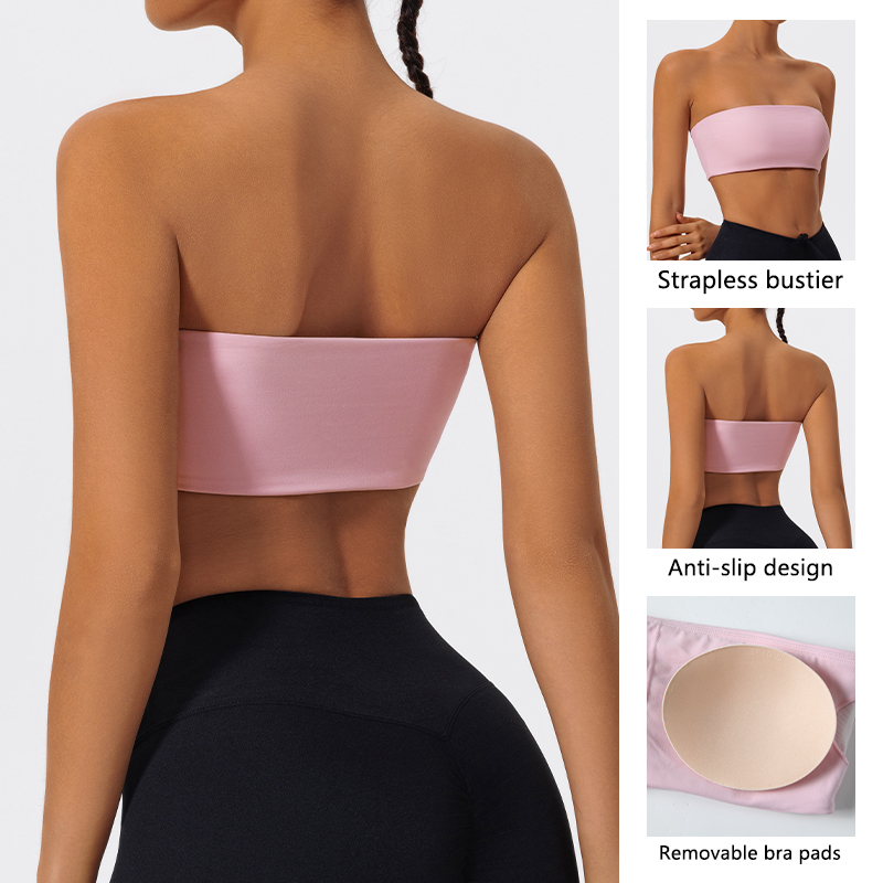 Strapless Sports Bra Gym Crop  – Sports Bra Racerback Bewertung und Preis