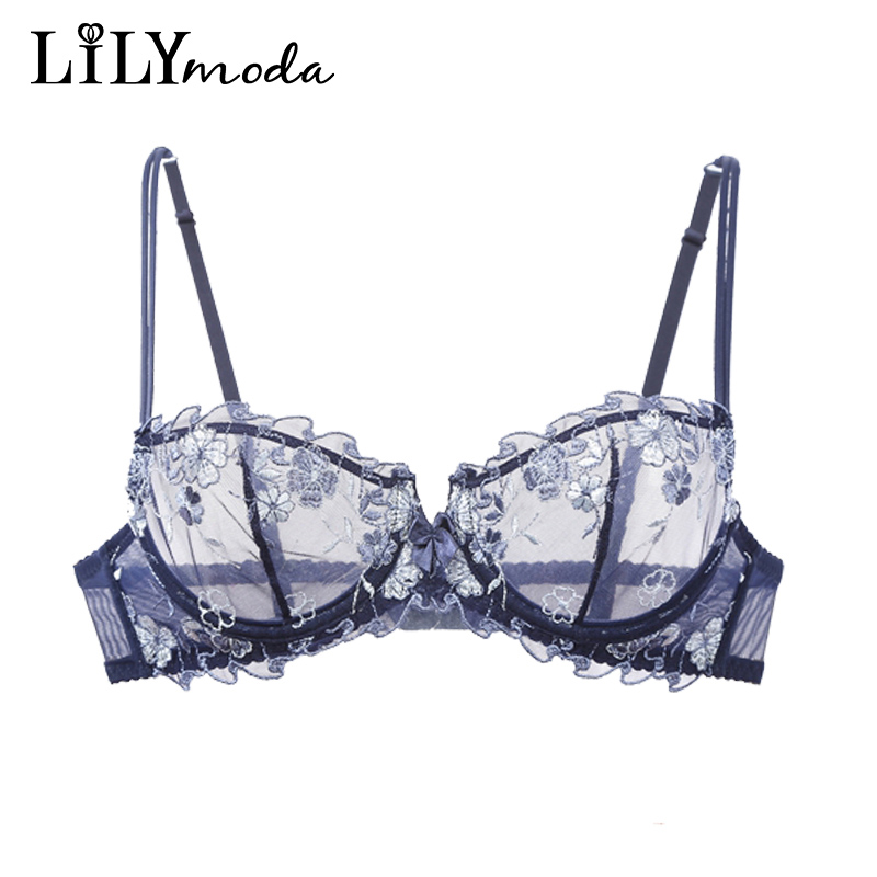 Lilymoda Women Sexy Ultrathin  – Demi Bra Balconette Bewertung und Preis