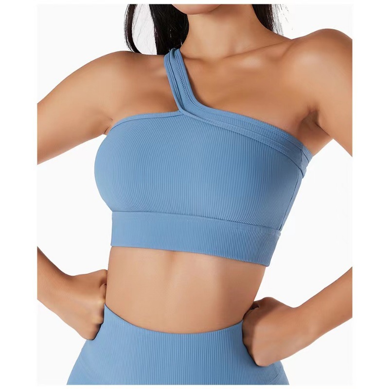 Women Single Shoulder Sexy Yog – T Shirt Bra Seamless Bewertung und Preis