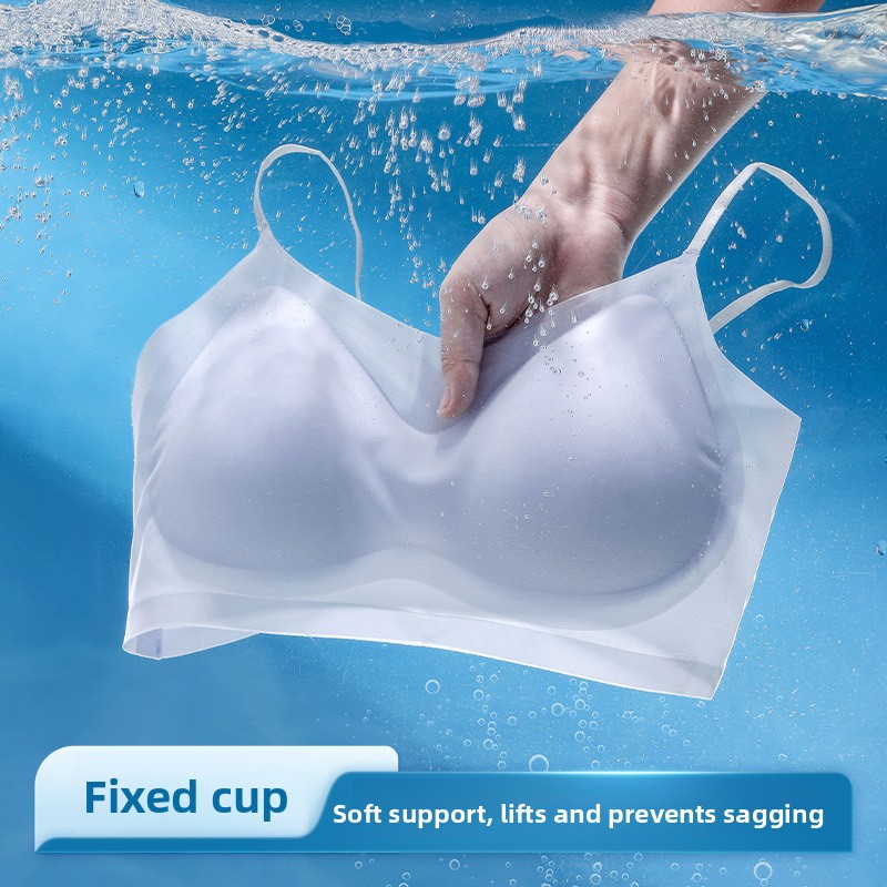 Ice Silk Sleep Bra Tank Top Wo – Sleep Bra Bralette Bewertung und Preis