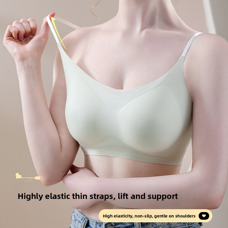 Ice Silk Sleep Bra Tank Top Wo – Sleep Bra Bralette Bewertung und Preis
