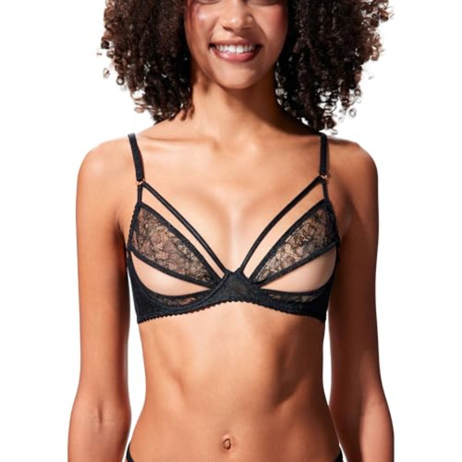 Faye Women's Sexy Lace Bra, Ba – Demi Bra Balconette Bewertung und Preis
