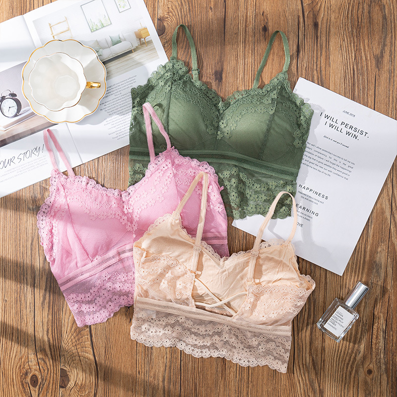 3D Sexy lace Lingerie Seamless – Lace Bralette Set Bewertung und Preis