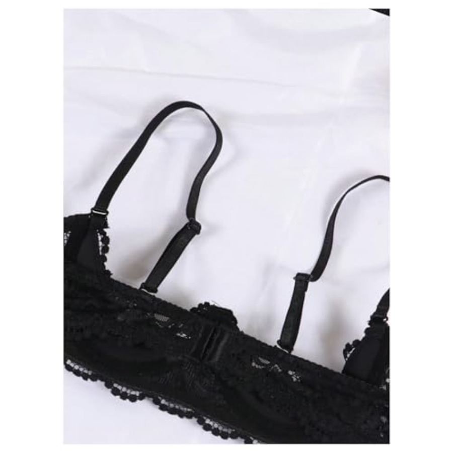 OYOANGLE Women's 1/4 Cup Lace  – Demi Bra Balconette Bewertung und Preis