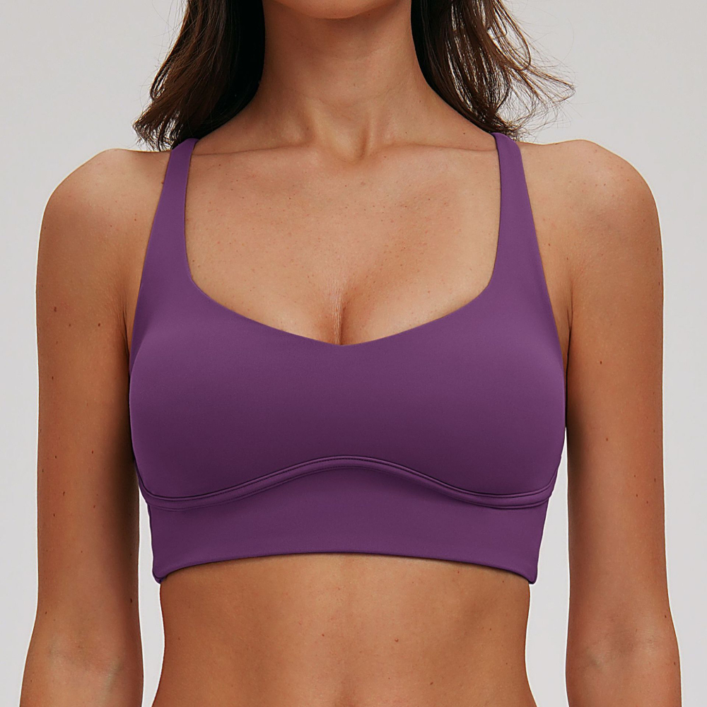 Sexy V-neck Sports Bra Yoga Un – Sports Bra Racerback Bewertung und Preis