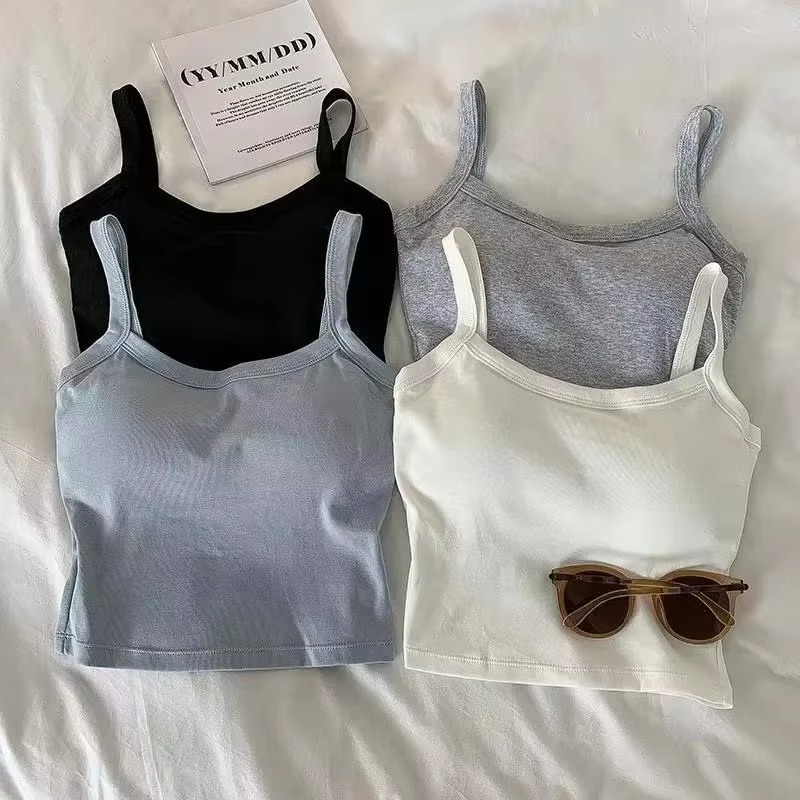 Crop Top Women Sexy Sleeveless – T Shirt Bra Seamless Bewertung und Preis