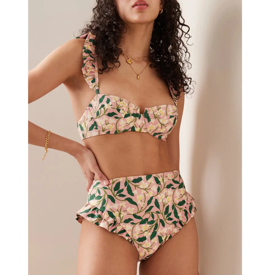 Floral Push-Up Padded Bra Ruff – Underwire Bra Padded Bewertung und Preis